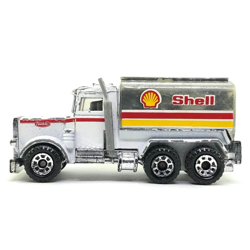 1981 Matchbox Superfast #56 Shell Peterbilt Tanker vintage 1/80 die cast car